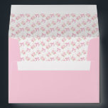 Elegant Vintage Blush Pink Bow Floral Baby Shower Envelope<br><div class="desc">Elegant Vintage Blush Pink Bow Floral Baby Shower Envelope. Matching items available.</div>