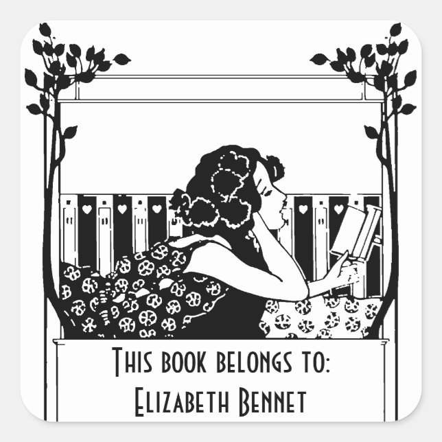 Elegant Vintage Bookplate (Front)