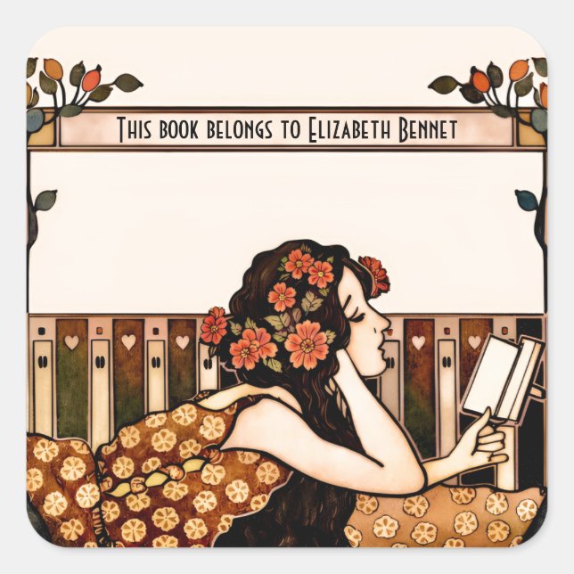 Elegant Vintage Bookplate (Front)