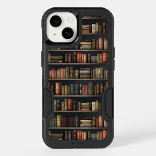 Elegant Vintage Bookshelf – Dark Academia Gift OtterBox iPhone 14 Case