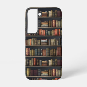 Elegant Vintage Bookshelf – Dark Academia Gift Samsung Galaxy S22 Case