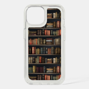 Elegant Vintage Bookshelf – Dark Academia Gift iPhone 15 Case