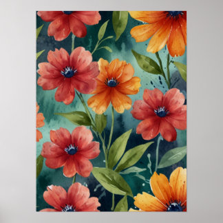 Elegant Vintage Botanical Poster