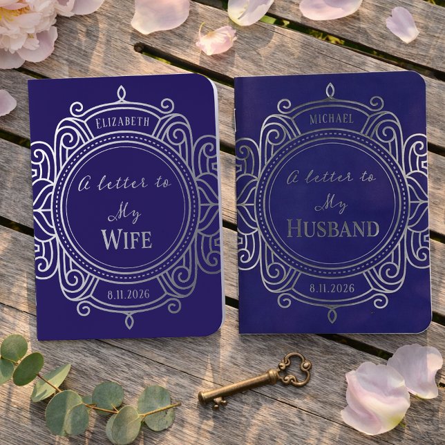 Elegant Vintage Bride Groom Wedding Vows Book (Elegant Love Romantic Letters for husbands and wife's. Wedding vows, anniversaries, wedding renewals)