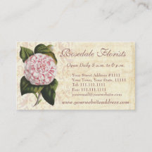 Elegant Vintage Camellia Gardener or Florist