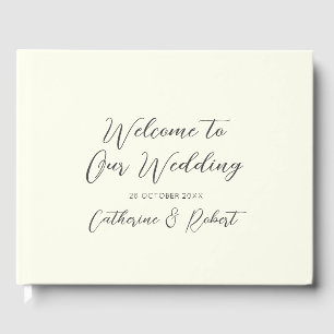 Elegant Vintage Chic Pink Horse Toile Wedding Guest Book