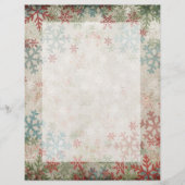 Elegant vintage Christmas letterhead (Front)