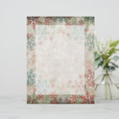 Elegant vintage Christmas letterhead (Standing Front)