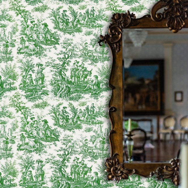 Elegant vintage classic pattern green wallpaper  (Creator Uploaded)