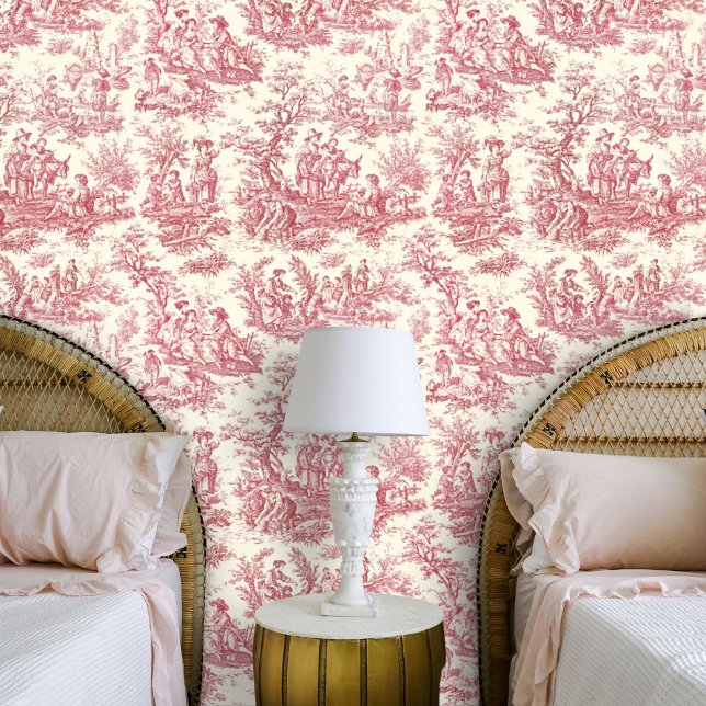 Elegant vintage classic pattern red wallpaper  (Creator Uploaded)