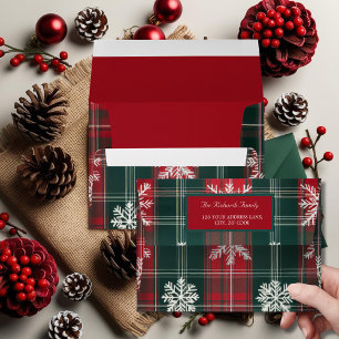 Elegant Vintage Classic Snowflakes pattern  Envelope