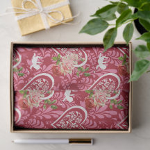 Elegant Vintage Cupid & Red Rose Valentine’s Day