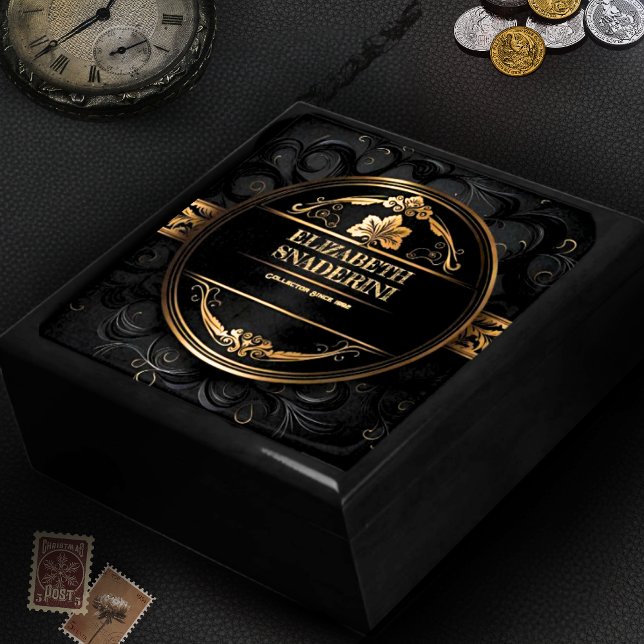 Elegant Vintage Custom Wooden Jewelry Keepsake Box (Creator Uploaded)