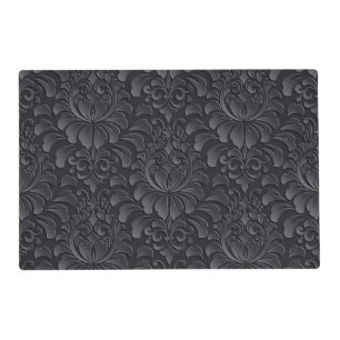 Elegant vintage damask Laminated Placemat