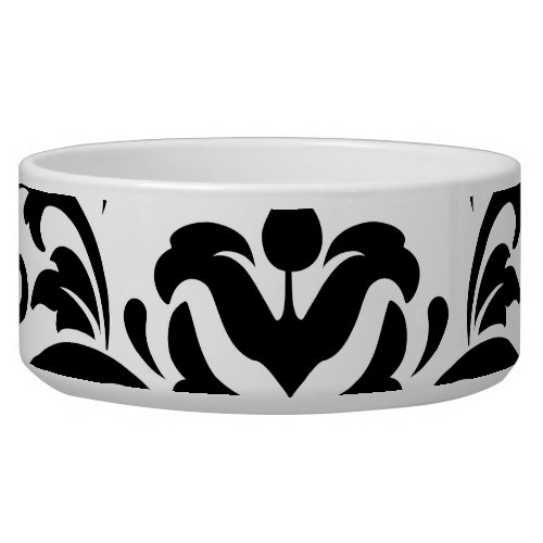 Elegant Vintage Damask Seamless Texture Bowl