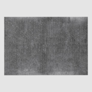 Elegant Vintage Dark Grey Handwritten Letter Tissue Paper