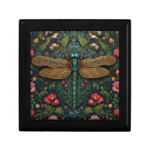 Elegant Vintage dragonfly boho botanical Gift Box