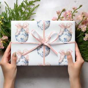 Elegant Vintage Easter Egg Wrapping Paper