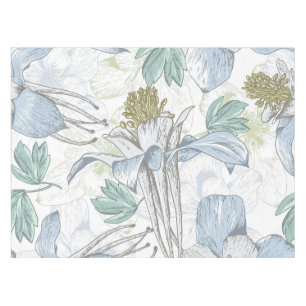 Elegant Vintage Floral Background Tablecloth