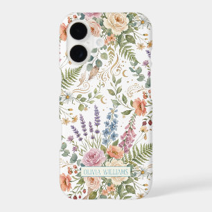Elegant Vintage Floral Botanical Design iPhone 17 Case