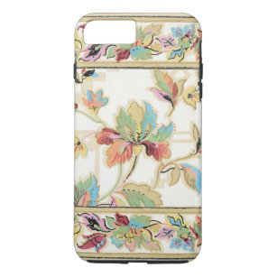 Gold Floral Wallpaper Pattern Iphone 8 Plus 7 Plus Cases Zazzle