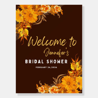 Elegant vintage floral design foam board