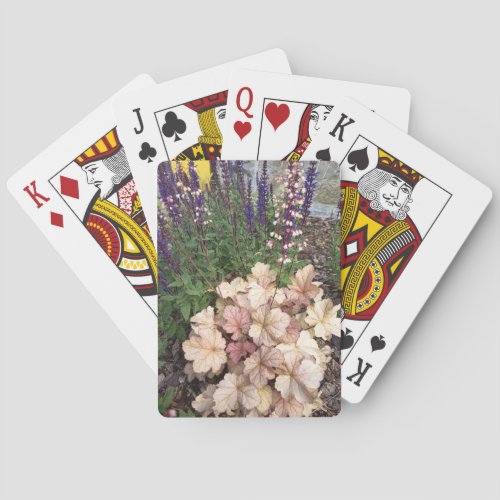 Elegant Vintage Floral Garden Playing Cards