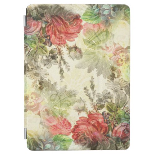 Elegant Vintage Floral iPad Air Cover