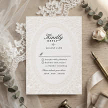Elegant Vintage Floral Lace Traditional Wedding