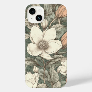Elegant Vintage Floral Pattern  iPhone 14 Plus Case