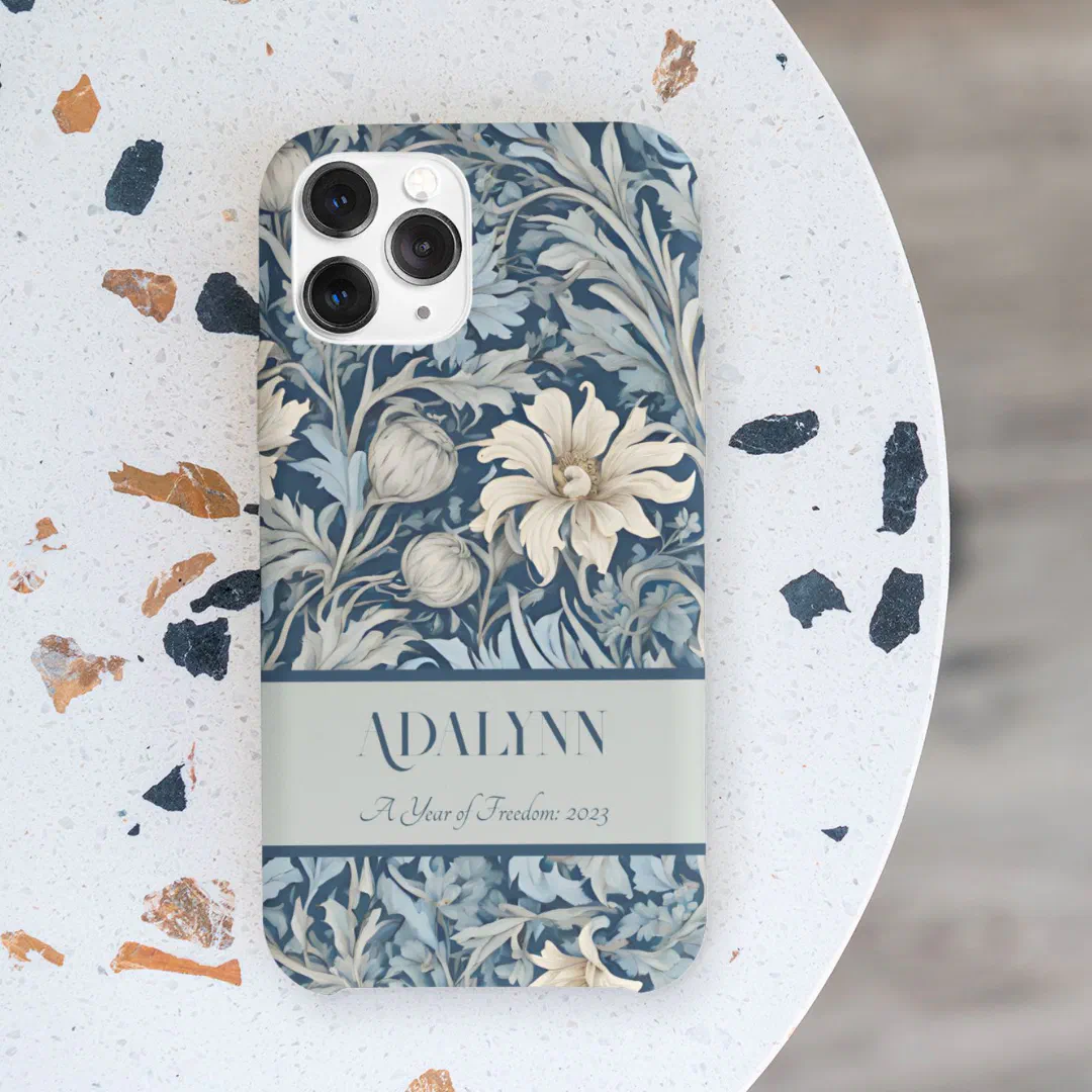 Elegant Vintage Floral Retirement Gifts for Mom Case-Mate iPhone Case (Elegant Vintage Floral Retirement Gifts for Mom)