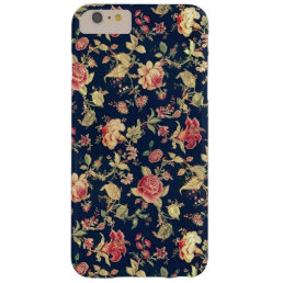 Elegant Vintage Floral Rose Barely There iPhone 6 Plus Case