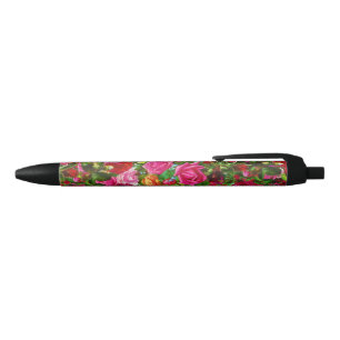 Elegant Vintage Floral Rose Garden Blossom Pen