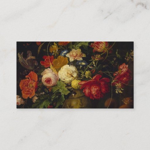 Customizable Elegant Vintage Floral Rose Pattern Template Business Card Templates