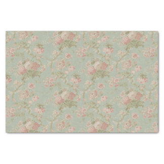 Elegant Vintage Floral Rose Tissue Paper