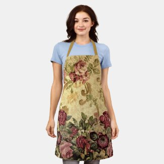 Elegant Vintage Floral Rose Victorian Style 