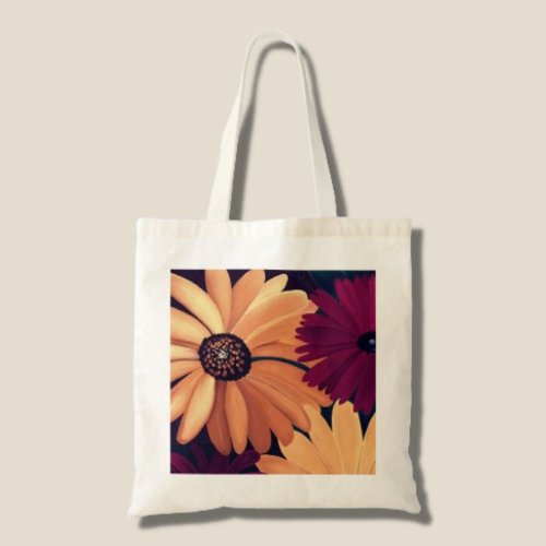 Elegant Vintage Floral Tote Bag