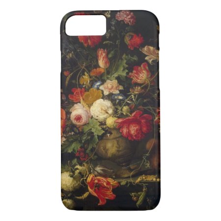 Elegant Vintage Floral Vase Iphone 8/7 Case