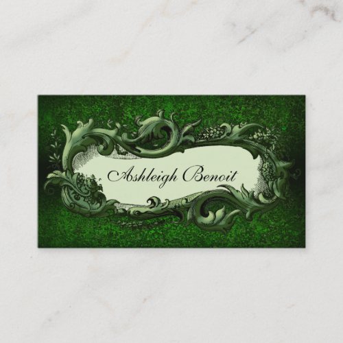 Elegant Vintage Frame Professional Business Card