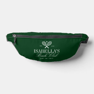 Elegant Vintage Green Country Club Bachelorette Fanny Pack