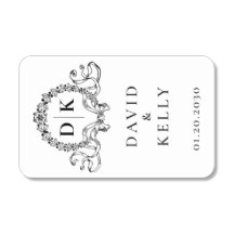 Elegant Vintage Holiday Wedding Logo