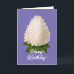 Elegant Vintage Hydrangea Paniculata Birthday Card<br><div class="desc">Celebrate in style with our Elegant Vintage Hydrangea Paniculata Birthday Card. Handcrafted with love, this beautiful card is sure to make their day extra special. Perfect for flower enthusiasts, it features a stunning hydrangea design that exudes elegance and charm. Personalize your message inside and let the recipient know just how...</div>