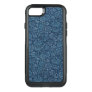 Elegant Vintage Indigo Blue Floral OtterBox Commuter iPhone SE/8/7 Case