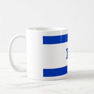 Elegant Vintage Israeli Flag Coffee Mug
