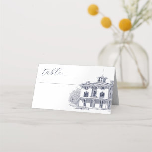 Elegant Vintage Italian Villa Destination Wedding  Place Card