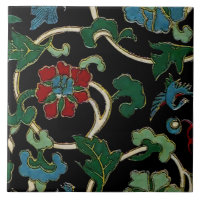 Elegant Vintage Japanese Floral