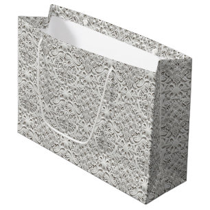 Elegant Vintage Lace Large Gift Bag