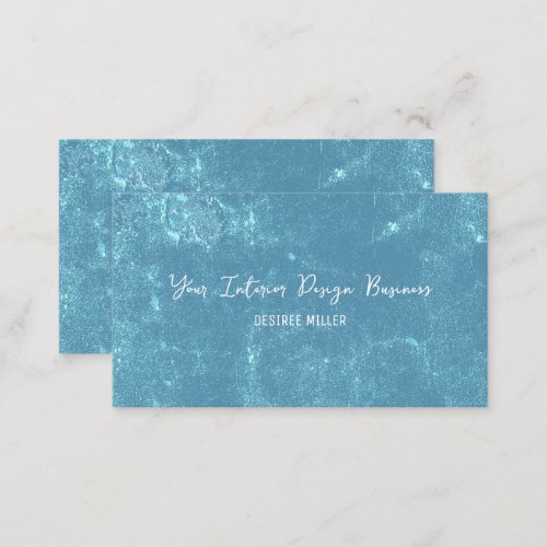 Elegant Vintage Light Blue Pastel Texture Business Card