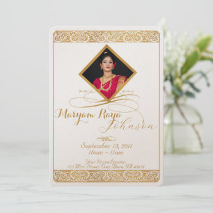 Elegant Vintage Minimalistic Funeral Program