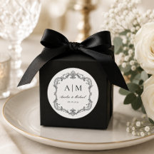 Elegant Vintage Monogram Wedding